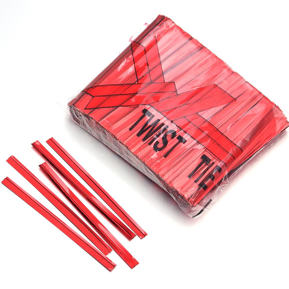 760Pcs Plastic Iron Twist Tie Colorful Multi-Size Wire Sealing Binding Wire for Candy Lollipop Cookies Food Gift Party Packaging
