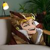 Anime M-My Hero Academia H-Hawks Pillow Case Anti-Dustmite Invisible Zipper Sofa Bed