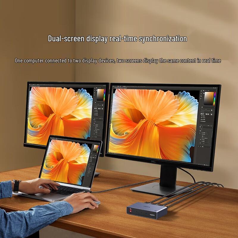 Ugreen 8K 60Hz HDMI 2.1 1-in-2 Splitter