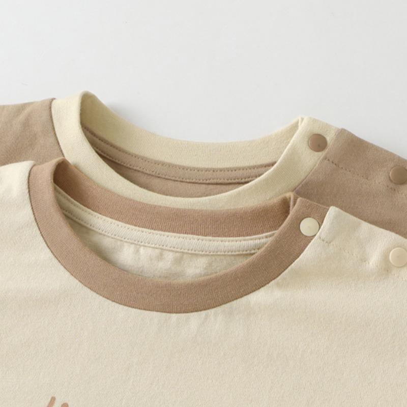 Frühling und Herbst Neues Kinder Freizeit Allround Langarm Basis T-Shirt