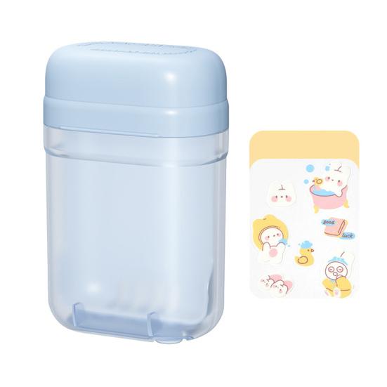 Bathroom Soap Bar Holder Soap Dish Container Self-draining Design Compact Portable Travel Soap Case with Lid