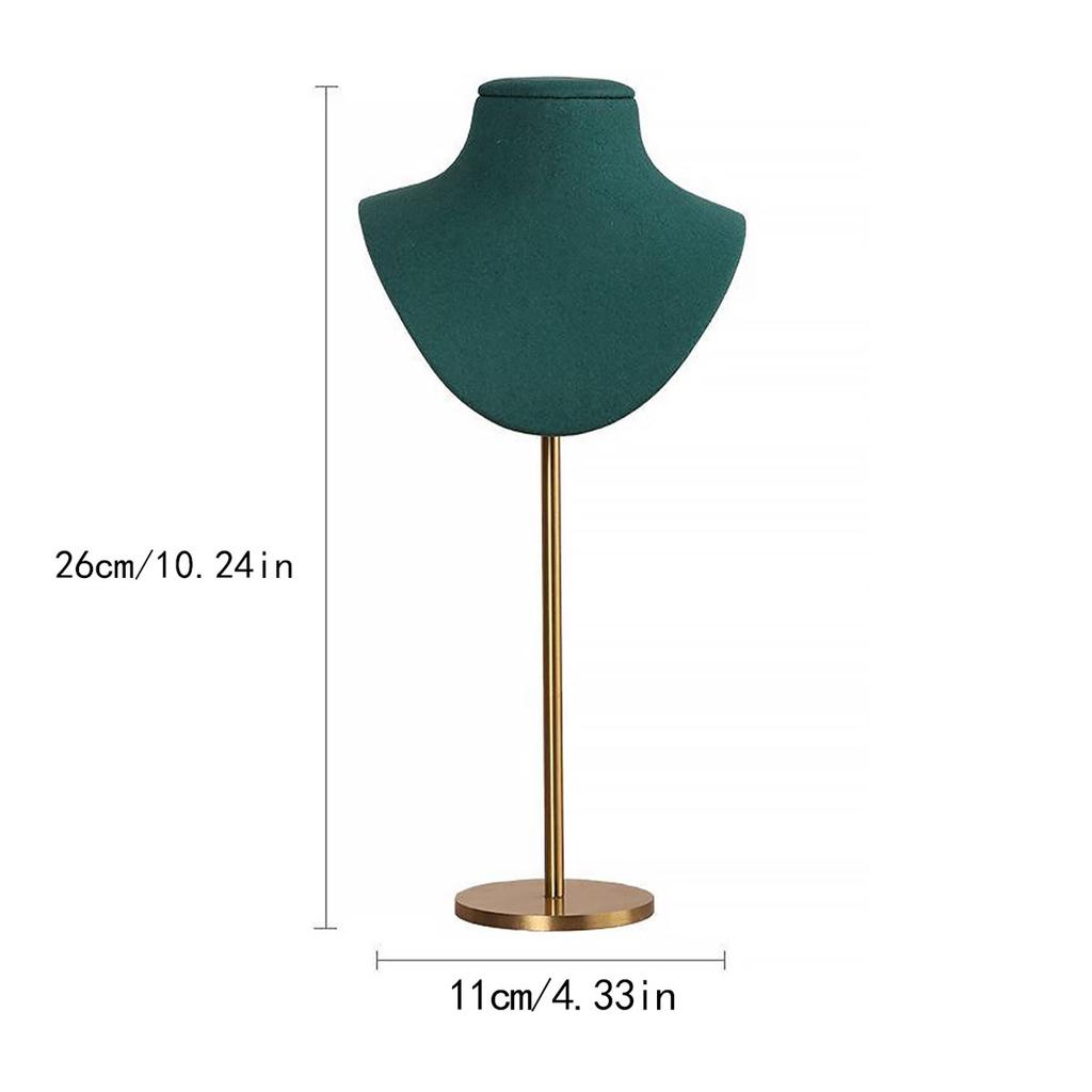 Jewelry Stand Display Necklace Holder T-Bar Plated Metal Tabletop Jewelry Organizer Tower for Show Jewelry Hanging Pendant