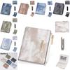 Fashion Short Wallet With Ink Wash Style And Antitheft Protection For Women