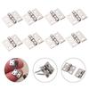 50pcs Furniture Cabinet Cupboard Jewelry Case Support Mini Angle Hinges Gift Box Frame Case Hinge