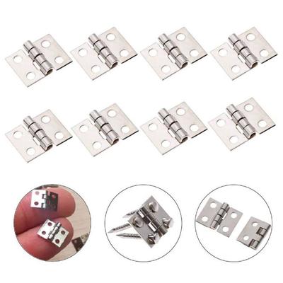 50pcs Furniture Cupboard Invisible Jewelry Case Support Mini Angle Hinges Gift Box Frame Case Hinge