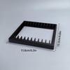 12 Slot Cassette Tape Storage Organizer Lightweight Plastic Rack for Music Collection and Display Needs