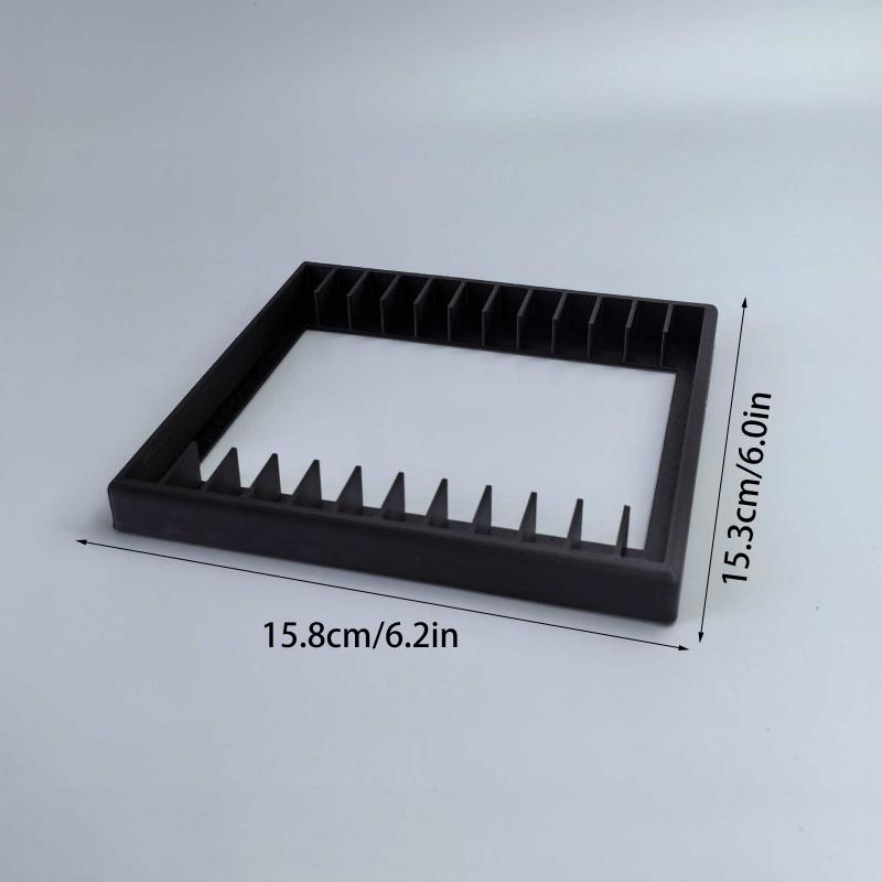 12 Slot Cassette Tape Storage Organizer Lightweight Plastic Rack for Music Collection and Display Needs
