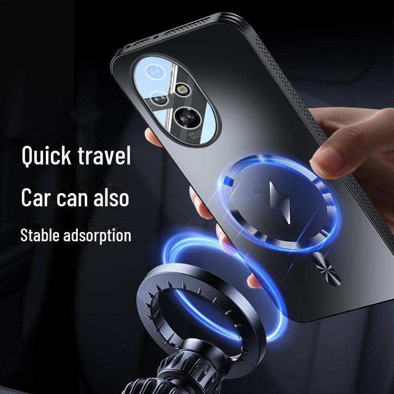 Honor 200/200pro 5G Magnetic Protective Case with Lens Film