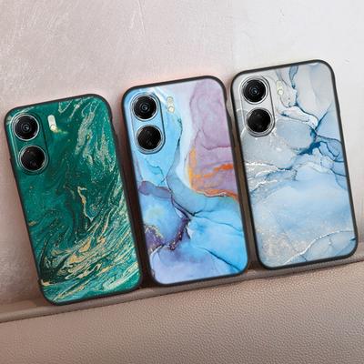 Handyhülle für Redmi 13C 4G 12C A3 A2 A1 Plus Note 13 Pro für Xiaomi 14 13 Poco C65 X6 X3 Pro Fashion Marmor gemustert Stoßfest Bumper Schwarze Abdeckung