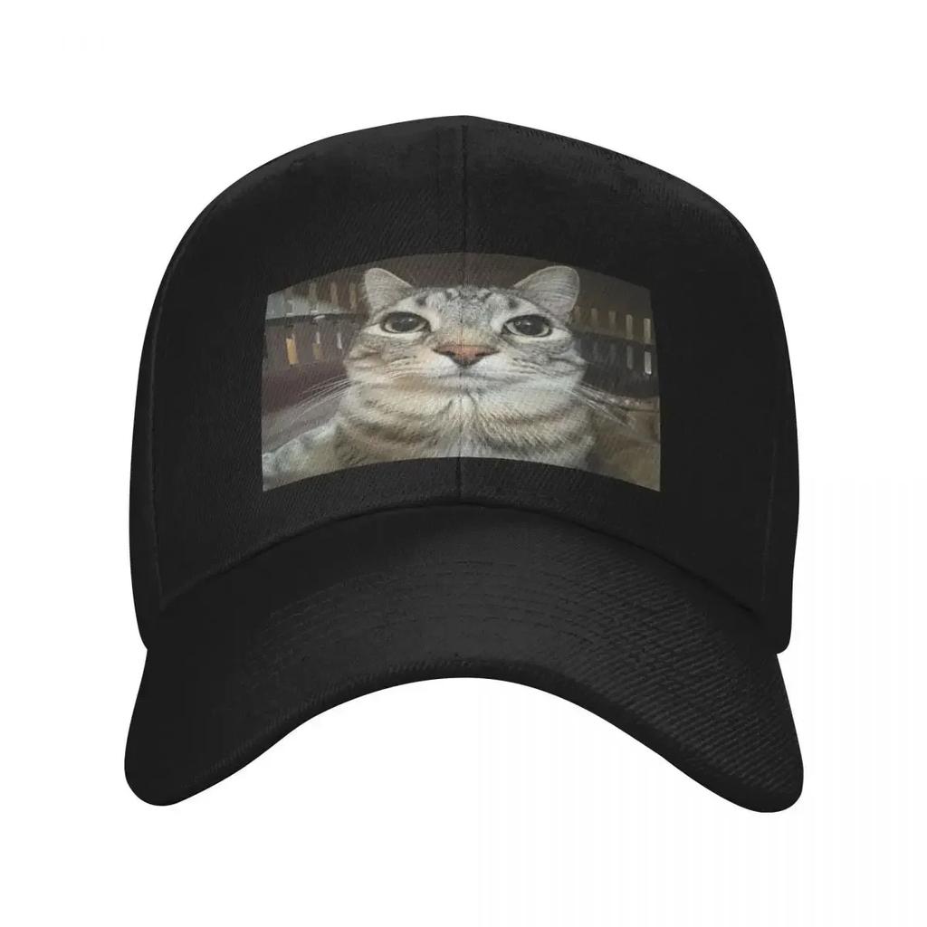 Cat looking directly at you Baseball Cap Luxury Hat funny hat hats on offer Sunscreen Sun Hats For Women Unisex's