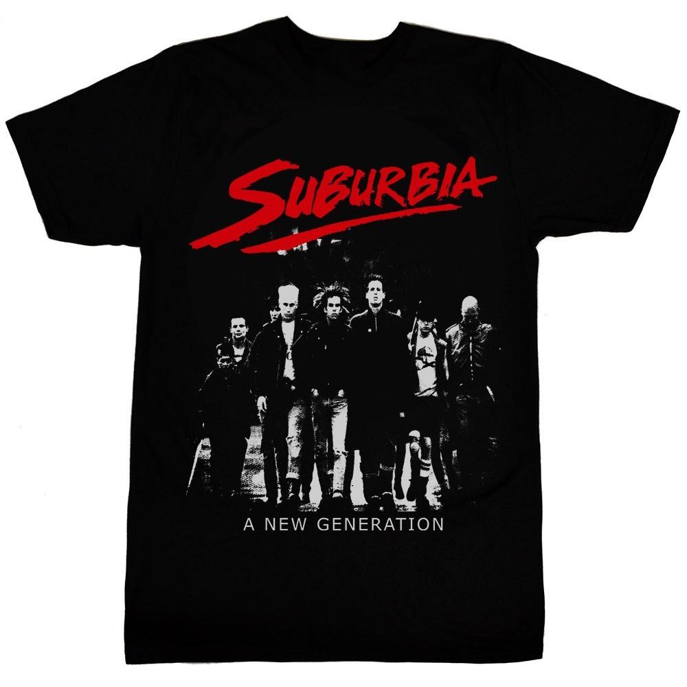 

Vtg Suburbia A New Generation Cotton Full Size Unisex Black Shirt TR687 Unisex T-Shirt XXXXL