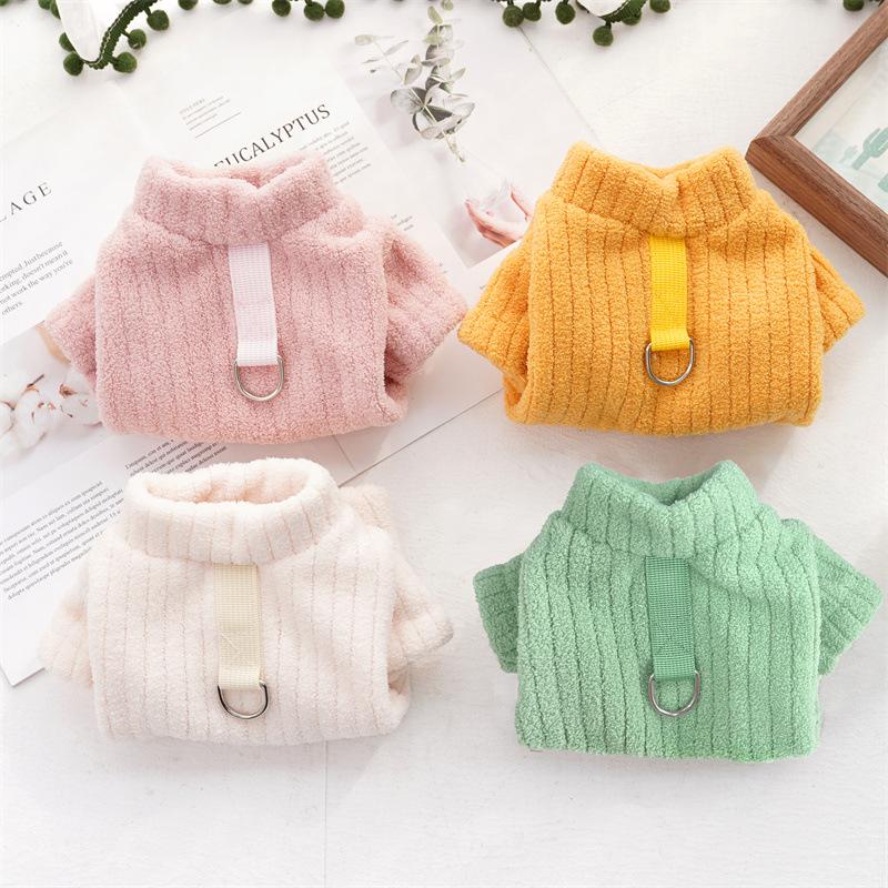 Thickened Warm Dog Clothes Winter Fleece Four Legs Pet Apparel Universal Sizing Cat Dog Wear Thermal Cold Weather Protection