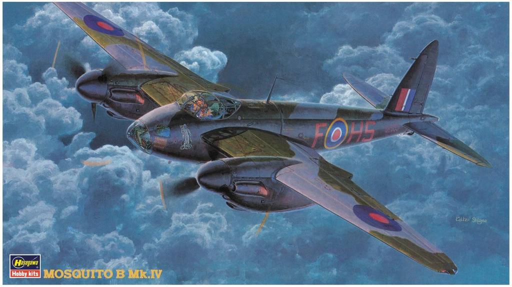 Hasegawa RAF Mosquito B Plastic Model Kit CP17 1/72 Mk.IV