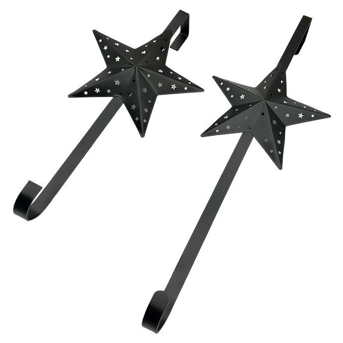 Large Star-Shaped Over-Door Vertical Load-Bearing Hook for Christmas Wreaths & Coat Storage