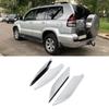 4pcs Roof Rail Rack Cover Plastic Roof Rack Rail End   Replacement for       FJ120 2002 To 2009