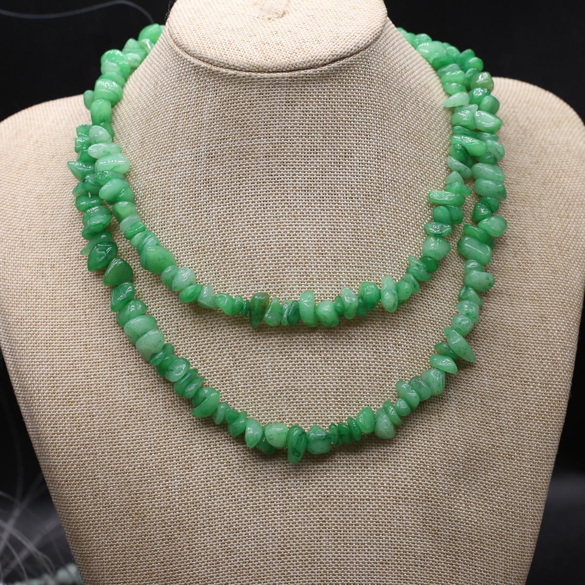 

Бусины из натурального камня амазонит/зебра, гравийные бусины для изготовления ювелирных изделий, ожерелье, серьги, браслет, аксессуар, длина 80 см 7mm