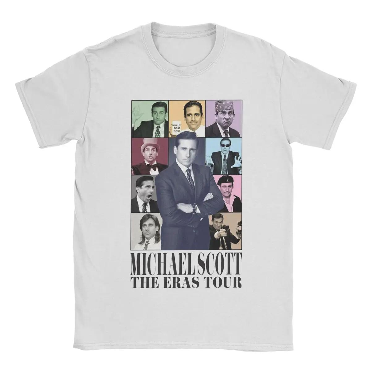 

Michael Scott The Eras Tour Women T Shirts The Office Funny Tees Short Sleeve Crew Neck T-Shirt Cotton Adult Clothing S