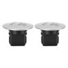 2pcs Engine Push Start Button, Silver Color Replacement Keyless Go Start Stop Pushbutton with Easy Installation, for Vehicle Part Number 2215450714