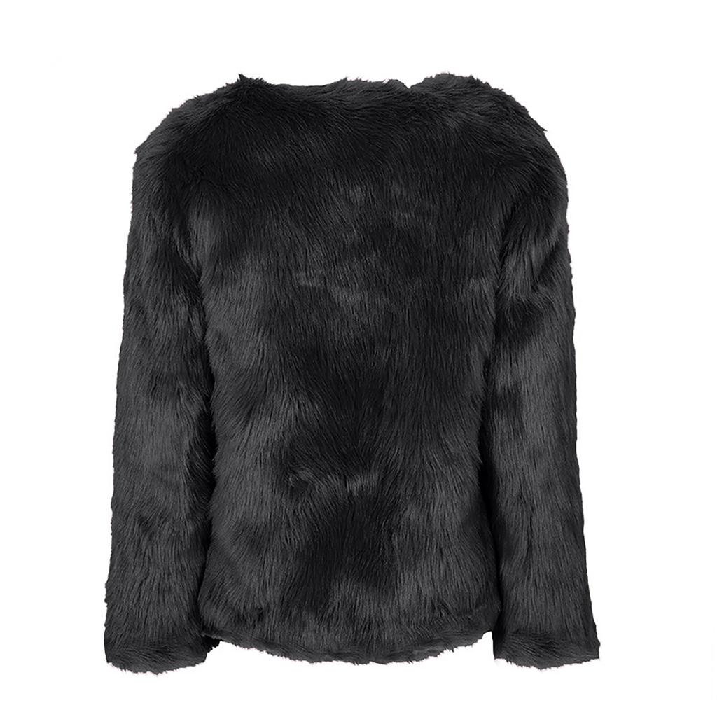 Women's  And Winter Fashion Warm Long-Sleeved Solid Color Short Jacket