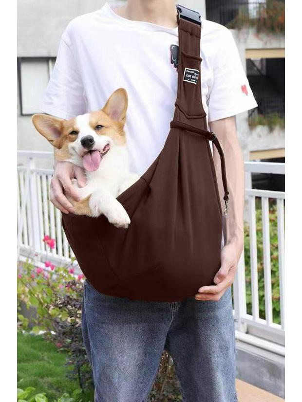 Sac à dos bandoulière pliable pour animaux de compagnie - Portable, Grande capacité pour chats
