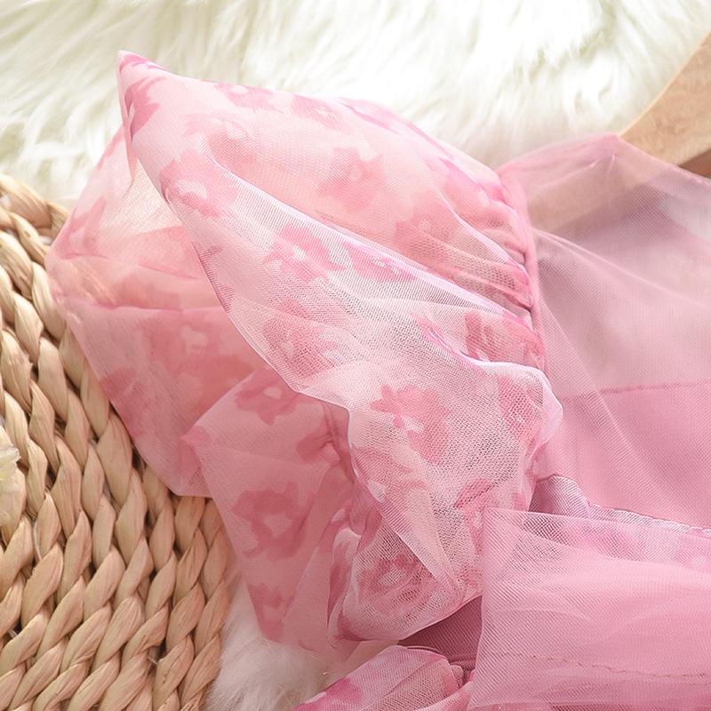 2025 Super Fairy Fluffy Gauze Summer Princess Dress for Girls