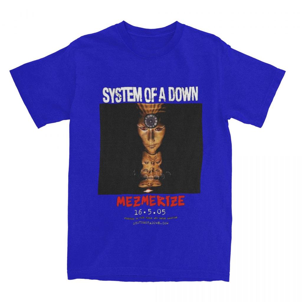 Systemed Of A Down T-Shirt Summer hypnotize music Aesthetic T-Shirts Cotton Fashion Tshirt For Men Short Sleeve Casual Clothing
