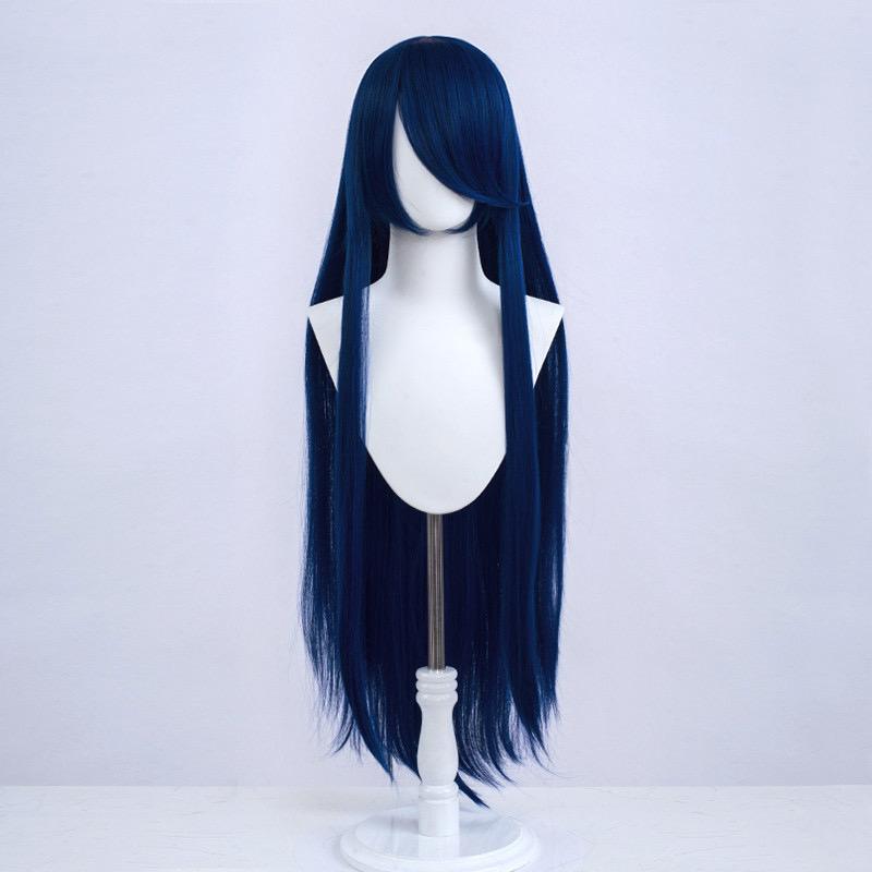 Halloween Cosplay Anime Feest Fancy Pruik Kostuum Pruik 100cm Lang Steil Hittebestendig Synthetisch Haar Anime Gekleurd Haar 100cm
