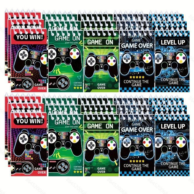 

Color Game Notepad Student Portable Coil Book Game Theme Diary Mini Notepad
