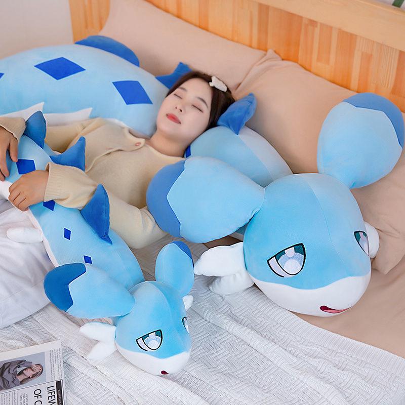 Palworld Blue Swift Howler Plush Toy - Long Body Pillow Ragdoll Gift
