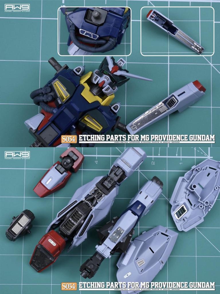 MG 1/100 Providence Gundam Customization Detail Up High-Quality Metal Parts with Water-Transfer Decals