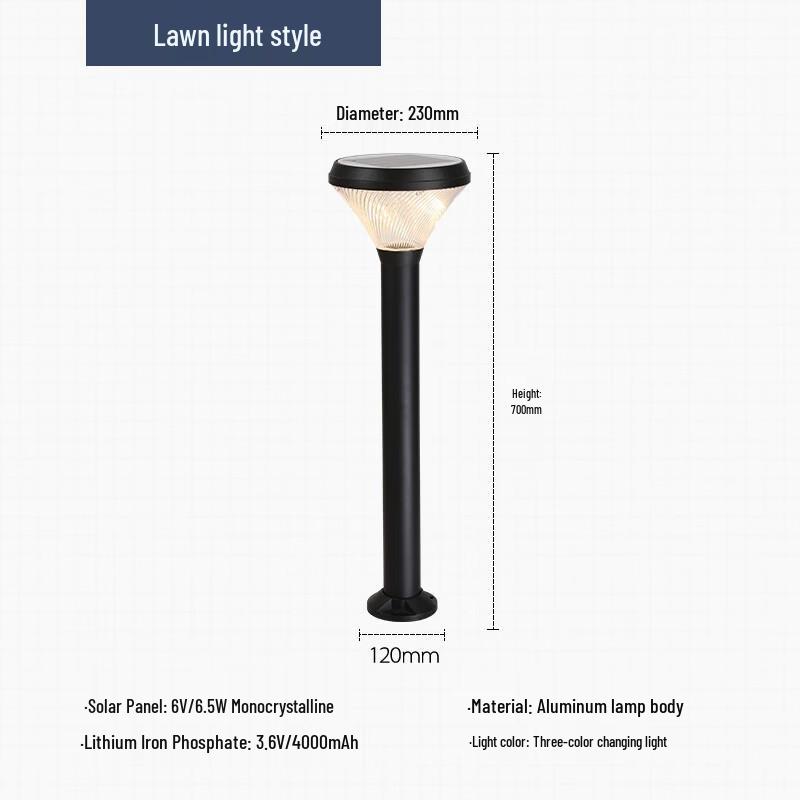 MENGPAO LED Solar Outdoor Lawn Light