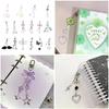 Heart Star Beaded Keychain Pendant Cute Decoration Pendant Keyring Charm