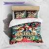 Mutelao Thai Drama Character Poster Print 3 Pieces Duvet Cover Set Drama Fan Bedding Bedroom Home Decor Without Pillow Core Comforter