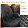 1/2pcs Winter Heated Car Seat Cover 12V Heating Warmer Car Seat Cushion Auto Universal Car Seat Protector Cloak Cover Pads Set