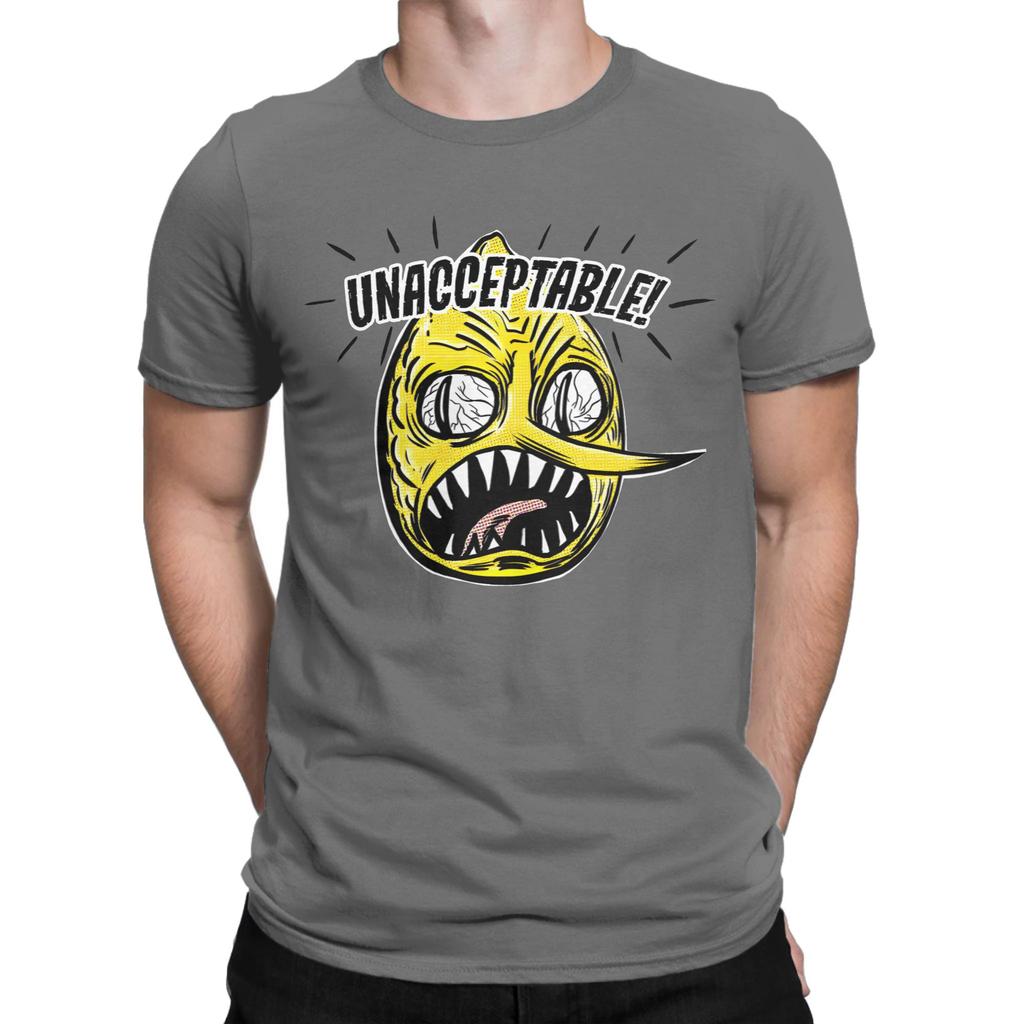 Unacceptable T Shirts for Unisex Cotton Awesome TShirts Round Collar Lemongrab Tee Shirt Short Sleeve Clothes Classic