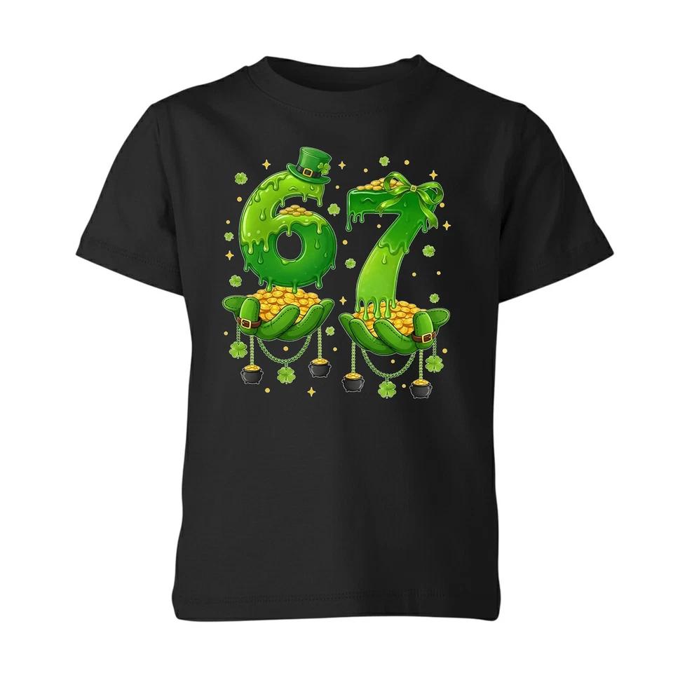 

St Patricks Day 67 Funny Meme Kids T Shirt Unisex Boys Girls Irish Tee Gift 160