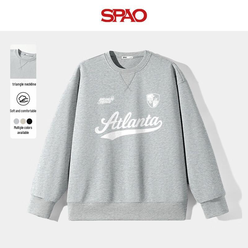 

SPAO Unisex American Retro Loose Sweatshirt 2XL