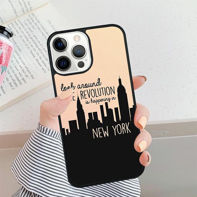 World City Travel New York Phone Case For iPhone 17 Air 16 15 14 plus 12 13 Pro max Bumper Shell Cover coque