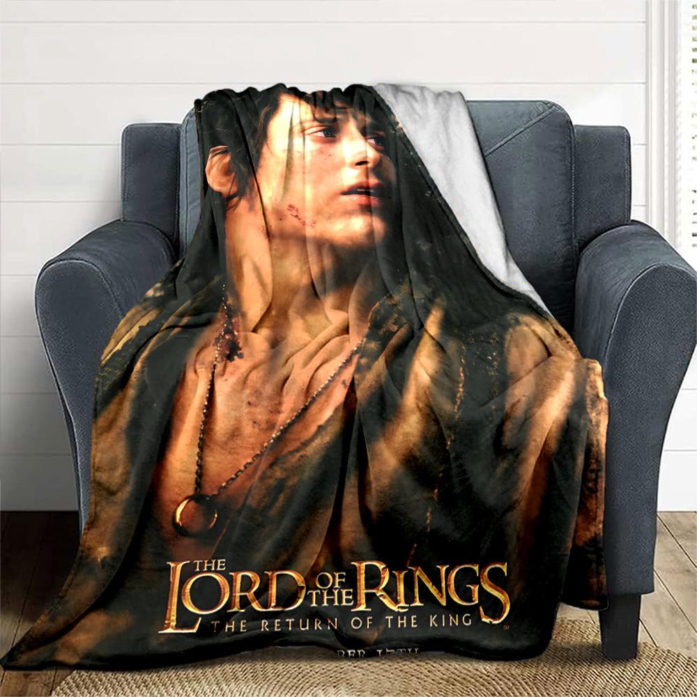 1pc Lord of the Rings Return of the King Flannel Blanket Soft Warm Throw for Home, Office, Travel, All-Season Cozy Bedding GiftL1142