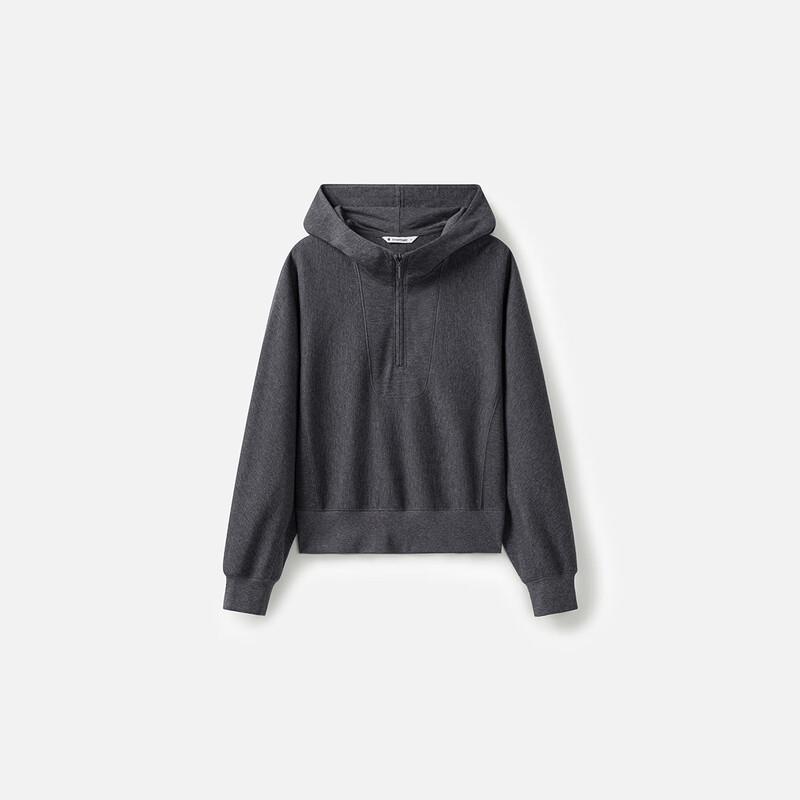 Broadcast Women's Relaxed Half-Zip Hooded Sweatshirt