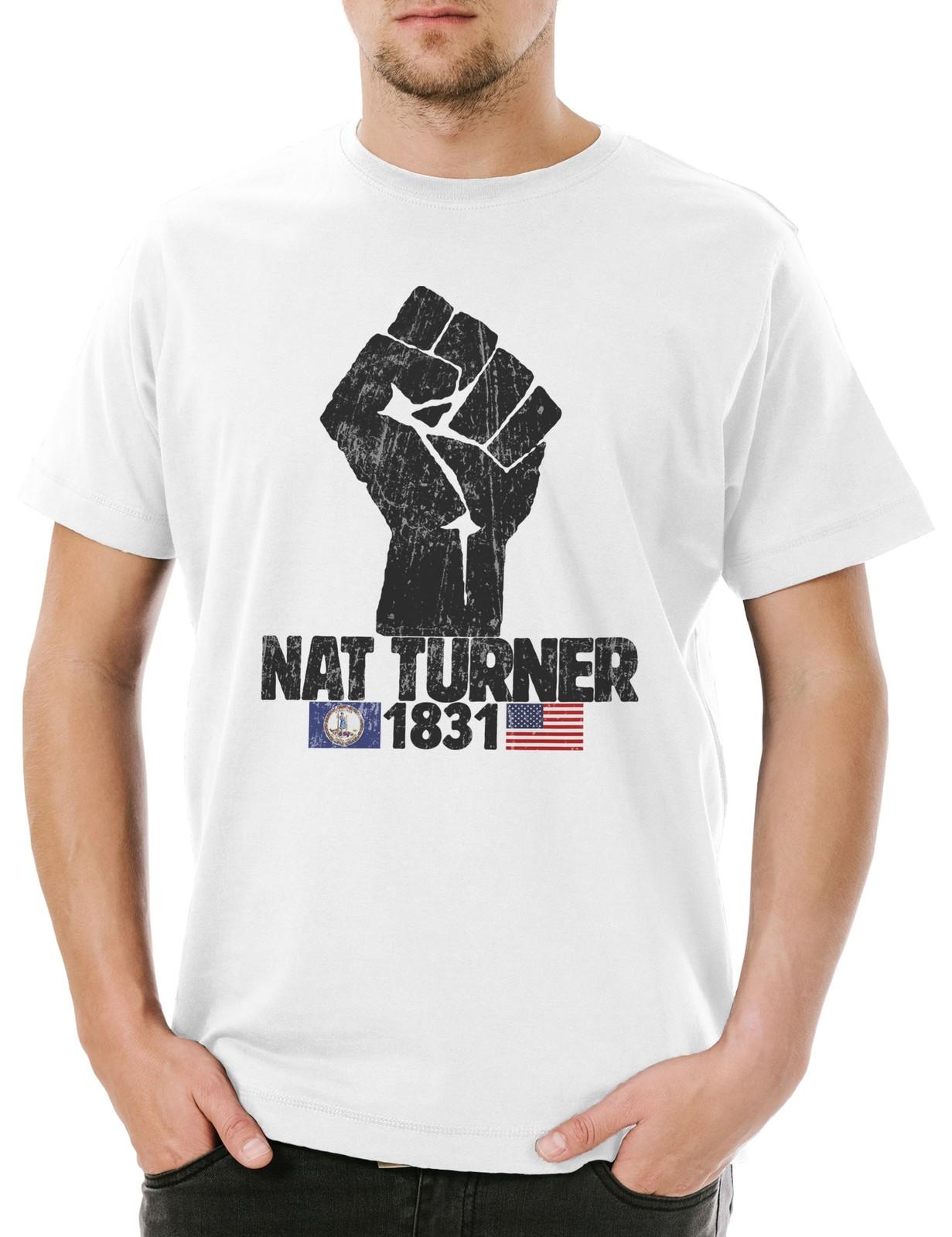 

Nat Turner 1831 Herren T-Shirt Mens Womens Tees Top USA Benjamin Fun Alcohol Franklin United States L
