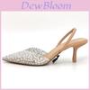 Heeled Sandals With Pearl Embellishments For Summer Wear