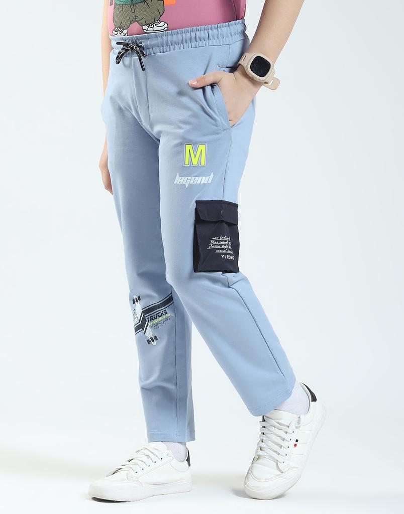 Monte Carlo Boys Solid Regular Fit Lower Track Pants