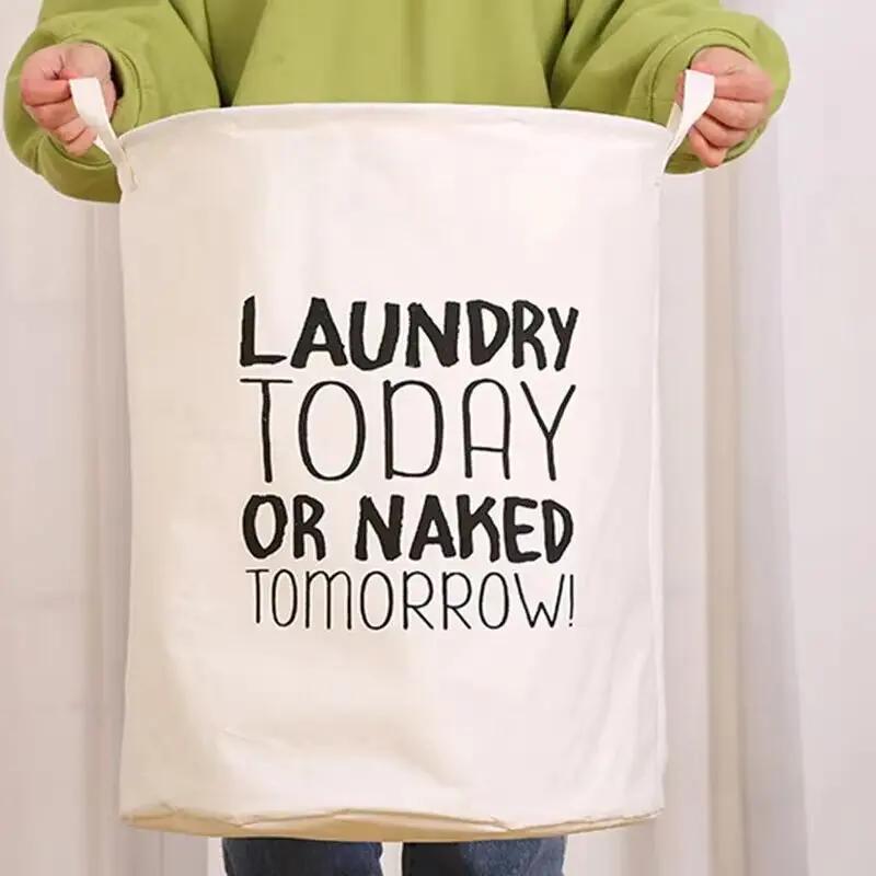 Foldable Dirty Clothes Basket Laundry Basket Portable for Toy Clothing Storage Bucket Waterproof Laundry Hamper Washing Basket