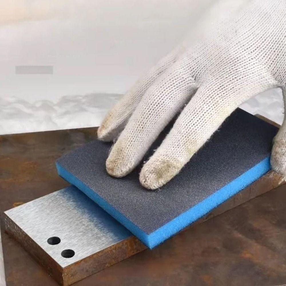 5pcs Flexible Sanding Sponge 60-320 Grit Abrasive Sponge Grinding Blocks Abrasive Tools  Car