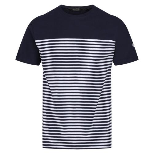 Regatta Mens Shorebay Striped Coolweave T-Shirt
