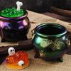 Halloween Cauldron Container DIY Epoxy Resin Mold Plaster Storage Box Silicone Molds Halloween Gift Jewelry Box Casting Supplies