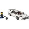 LEGO Speed Champions Lamborghini Countach 76908 Building Kit 1970s Iconic Supercar Model 262 Pieces with Mini Figure and Accessories