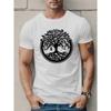 Neues Sommer-T-Shirt für Herren: Modisches, schlichtes Muster, bedrucktes Oberteil