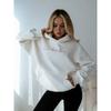 Fashion Style Hooded Sweatshirt Fashion Letter Printed Loose Top Letter Printed Hooded Top